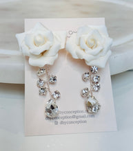 Load image into Gallery viewer, Rose Earrings | dESIGNS by Conception