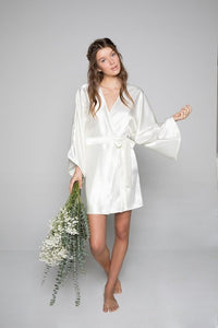 Theodora | Ivory Domenica Bridal Robe